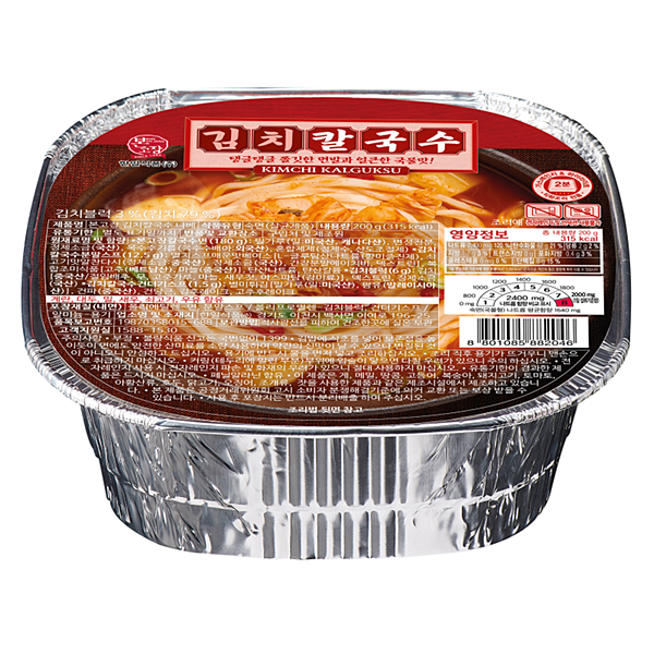 본고장 김치칼국수 나베 200g