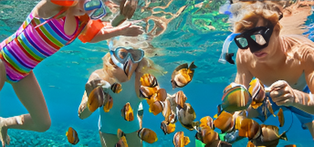 Islands Hoping companion（6 hours 1500 ₱, 8 hours 1800 ₱ ）