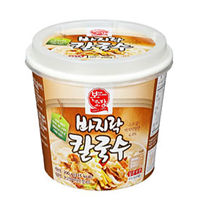 본고장 바지락칼국수 용기