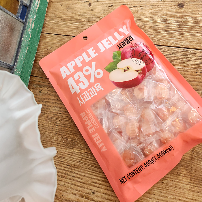 [43% 과육] 사과 젤리 400g x 17봉