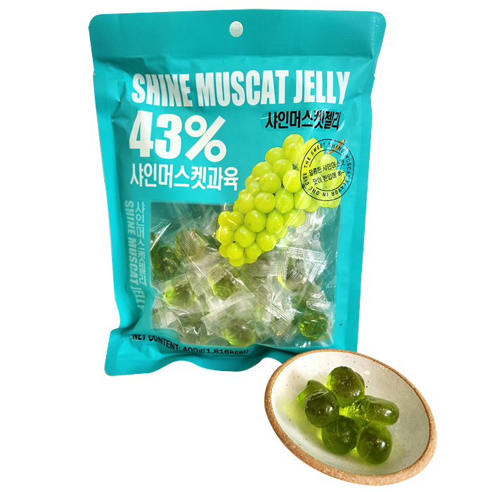 [43% 과육] 샤인머스켓 젤리 400g x 17봉